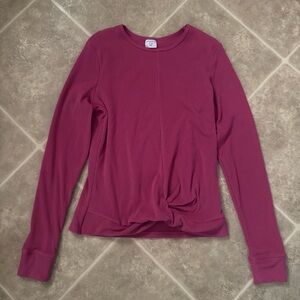 Abercrombie Kids Long Sleeve Tee - Deep Pink